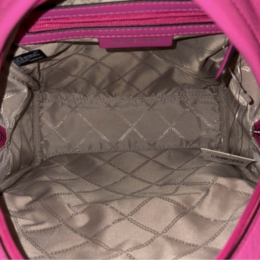 Michael Kors BEX Medium Backpack/JET SET DoubleZip Wallet 2pc Set - Picture 4 of 10